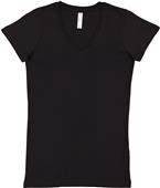 LAT Sportswear Ladies Jr V-Neck T-Shirt LAT Sportswear Ladies Jr V-Neck T-Shirt