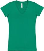 LAT Sportswear Ladies Jr V-Neck T-Shirt LAT Sportswear Ladies Jr V-Neck T-Shirt