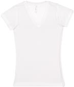 LAT Sportswear Ladies Jr V-Neck T-Shirt LAT Sportswear Ladies Jr V-Neck T-Shirt