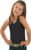 LAT Sportswear Girls 2x1 Rib Tank