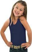LAT Sportswear Girls 2x1 Rib Tank
