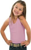 LAT Sportswear Girls 2x1 Rib Tank