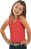 LAT Sportswear Girls 2x1 Rib Tank