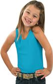 LAT Sportswear Girls 2x1 Rib Tank