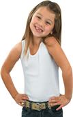 LAT Sportswear Girls 2x1 Rib Tank