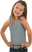 LAT Sportswear Girls 2x1 Rib Tank