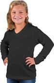 LAT Sportswear Girls Thermal V-Neck Hoodies