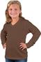 LAT Sportswear Girls Thermal V-Neck Hoodies