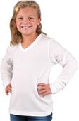 LAT Sportswear Girls Thermal V-Neck Hoodies
