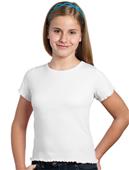 LAT Sportswear Girls Baby Rib Tiny Tees