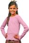 LAT Sportswear Girls Baby Rib Long Sleeve Tiny Tee