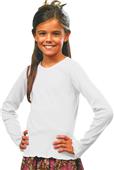 LAT Sportswear Girls Baby Rib Long Sleeve Tiny Tee LAT Sportswear Girls Baby Rib Long Sleeve Tiny Tee