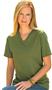 LAT Sportswear Ladies Jersey V-Neck T-Shirt