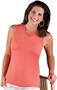 LAT Sportswear Ladies V-Neck Sleeveless T-Shirt