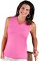 LAT Sportswear Ladies V-Neck Sleeveless T-Shirt