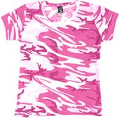 LAT Sportswear Ladies Camo T-Shirt