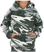 LAT Sportswear Youth Camo Pullover Hoodie