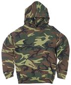 LAT Sportswear Youth Camo Pullover Hoodie