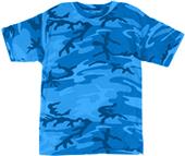 LAT Sportswear Youth Camo Overdye T-Shirt