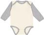 LAT Sportswear Infant Baby Rib Long Sleeve Creeper