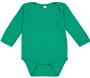 LAT Sportswear Infant Baby Rib Long Sleeve Creeper