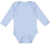 LAT Sportswear Infant Baby Rib Long Sleeve Creeper