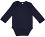 LAT Sportswear Infant Baby Rib Long Sleeve Creeper