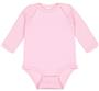 LAT Sportswear Infant Baby Rib Long Sleeve Creeper