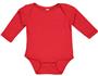 LAT Sportswear Infant Baby Rib Long Sleeve Creeper