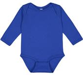 LAT Sportswear Infant Baby Rib Long Sleeve Creeper