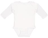 LAT Sportswear Infant Baby Rib Long Sleeve Creeper