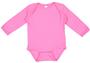 LAT Sportswear Infant Baby Rib Long Sleeve Creeper