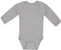 LAT Sportswear Infant Baby Rib Long Sleeve Creeper