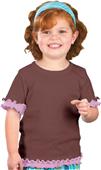 LAT Sportswear Toddler Double Ruffle Tee