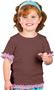 LAT Sportswear Toddler Double Ruffle Tee