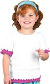 LAT Sportswear Toddler Double Ruffle Tee