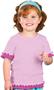 LAT Sportswear Toddler Double Ruffle Tee