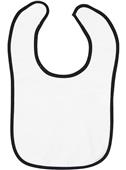 LAT Sportswear Infant Terry Snap Bib