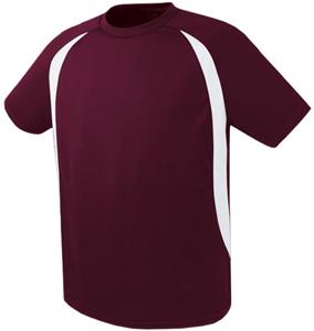 MAROON/WHITE