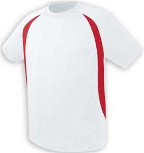 WHITE/SCARLET