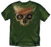 Skull Baseball tshirts Skull Baseball tshirts