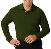 Blue Generation Men's LS Pique Polo Shirts Blue Generation Men's LS Pique Polo Shirts