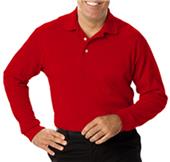 Blue Generation Men's LS Pique Polo Shirts Blue Generation Men's LS Pique Polo Shirts