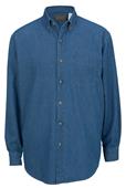 Edwards Mens Mid-Weight Denim Long Sleeve Shirt Edwards Mens Mid-Weight Denim Long Sleeve Shirt