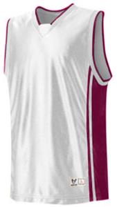 WHITE/MAROON