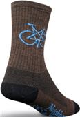 Sockguy Penta Bike Wool Crew Socks