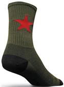 Sockguy Red Star Wool Socks