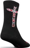 Sockguy Totem Pole Wool Crew Socks