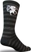 Sockguy Medieval Unicorn Wool 8" Crew Socks