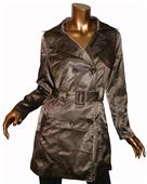 Day and Night Brown Trench Coat with Belted Waist